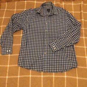 Men’s Jos A Bank L plaid dress shirt